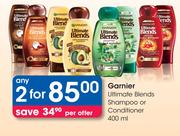Garnier Ultimate Blends Shampoo Or Conditioner-2 x 400ml