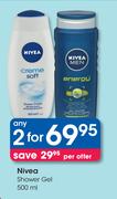 Nivea Shower Gel-2 x 500ml