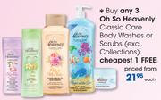 Oh So Heavenly Classic Care Body Washes Or Scrubs(Excl. Collections)-Each