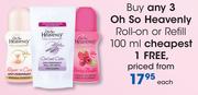 Oh So Heavenly Roll-On Or Refill-100ml Each