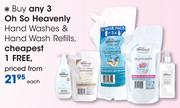 Oh So Heavenly Hand Washes & Hand Wash Refills-Each