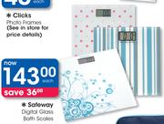 Safeway Digital Glass Bath Scales-Each