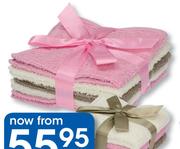 Clicks 3 Piece Guest Towel Set