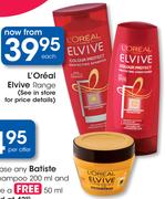 L'Oreal Elvive Range-Each