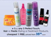 Perfect Touch Kair Or Fiesta Styling Or Treatment Products-Each