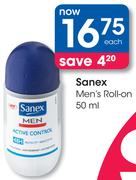 Sanex Men's Roll-On-50ml