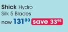 Shick Hydro Silk 5 Blades