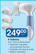 Safeway 4 In 1 Face & Body Brush
