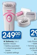 Safeway 3 In 1 Epilator PIA5203