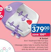 Sorbet 8 In 1 Treatment FAB Foot Spa