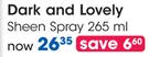 Dark And Lovely Sheen Spray-265ml