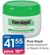 Pure Royal Scalp Treatment Or Repair & Grow