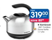Kambrook 360 Cordless Dome Kettle-1.7 Litre