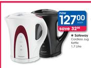 Safeway Cordless Jug Kettle-1.7 Litre.