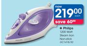 Philips 1200 watt Steam Iron Non-stick GC1418/30