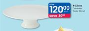 Clicks Dolomite Cake Stand-Each