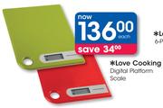 Love Cooking Digital Platform Scale-Each