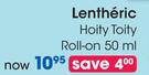 Lentheric Hoity-Toity Roll-On-50ml