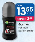 Garnier For Men Roll-On-50ml