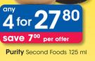 Purity Second-Foods-4x125ml