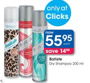 Batiste Dry Shampoo-200ml Each