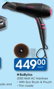 BaByliss 2000Watt AC Hairdryer