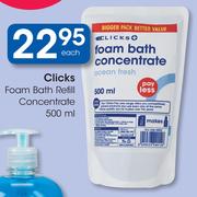 Clicks Foam Bath Refill Concentrate-500ml