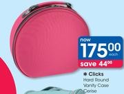 Clicks Hard Round Vanity Case Cerise-Each