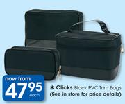 Clicks Black PVC Trim Bags-Each