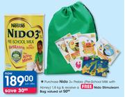 Nido 3+ Prebio(Pre-School Milk With Honey)-1.8kg