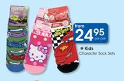 Kids Character Sock Sets-Per Pair