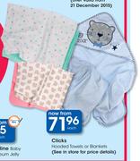 Clicks Hooded Towels Or Blankets-Each