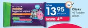 Clicks 40 Toddler Wipes-Per Pack