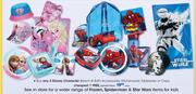 Disney Character Beach & Bath Accessories,Kitchenware,Tableware Or Caps-Each