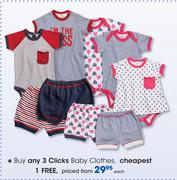 Clicks Baby Clothes-Each