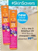Smartsun UV Wrist Bands-Each