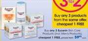 Eucerin Skin Care Products-Each(Incl.Men's Products)