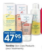 Yardley Skin Care Products-Each(Excl.Treatments)