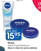 Nivea Soft & Creme Products-Each