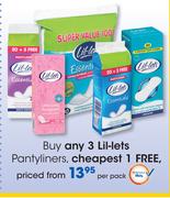 Lil-Lets Pantyliners-Per Pack