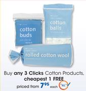 Clicks Cotton Products-Each