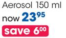 Dove For Men Or Women Aerosol - 150ml Each