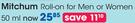 Mitchum Roll-On For Men Or Women-50ml Each