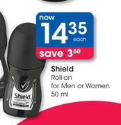 Shield Roll-On For Men Or Women-50ml Each