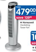 Honeywell Oscillating Tower Fan Each
