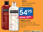 Tresemme Keratin Smooth Only Shampoo Or Conditioner-750ml Each