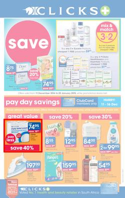 Clicks : Feel Good Pay Less (11 Dec - 20 Jan 2014), page 1