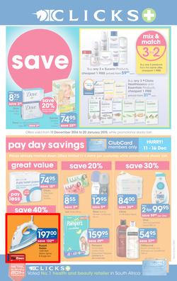 Clicks : Feel Good Pay Less (11 Dec - 20 Jan 2014), page 1
