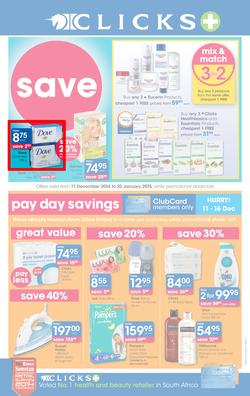 Clicks : Feel Good Pay Less (11 Dec - 20 Jan 2014), page 1