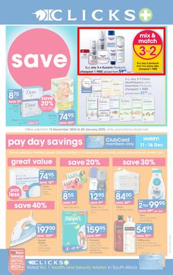 Clicks : Feel Good Pay Less (11 Dec - 20 Jan 2014), page 1